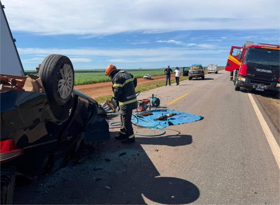 Corpo de Bombeiros atende ocorrências de acidentes de trânsito em Primavera do Leste e Campo Verde