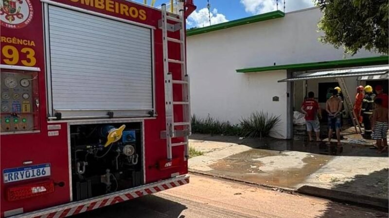 Corpo de Bombeiros combate princípio de incêndio em usina fotovoltaica