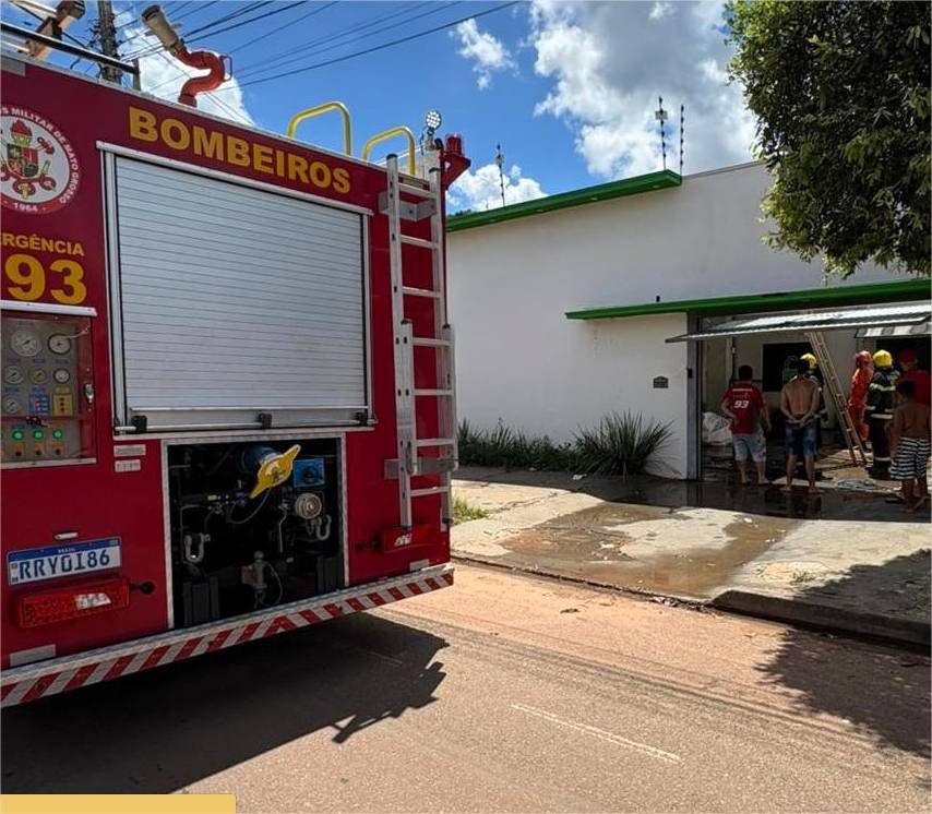 Corpo de Bombeiros combate princípio de incêndio em usina fotovoltaica