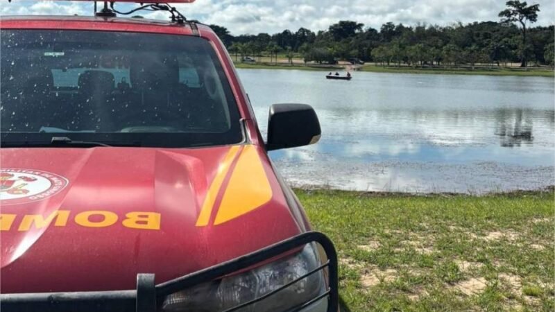 Bombeiros resgatam corpo de adolescente após afogamento em lago