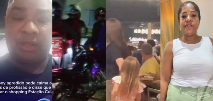Mãe de funcionário nega versão e diz que motoboy iniciou briga por código de pedido