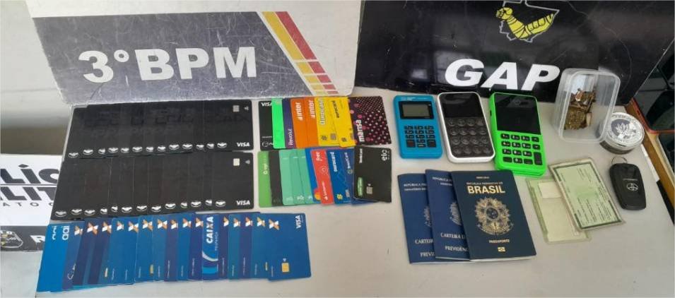 Polícia Militar prende cinco pessoas por estelionato em Cuiabá