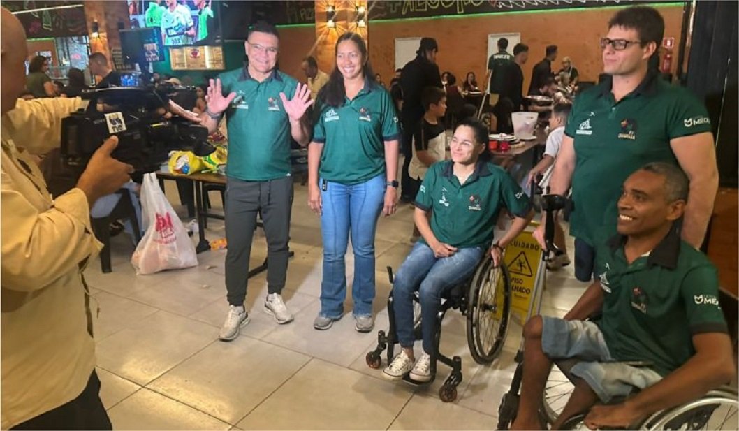 Superação é a ordem no CuiaBrasa, equipe de basquete em cadeira de rodas