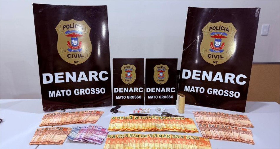 Polícia Civil prende mãe e filho por tráfico de drogas em Várzea Grande