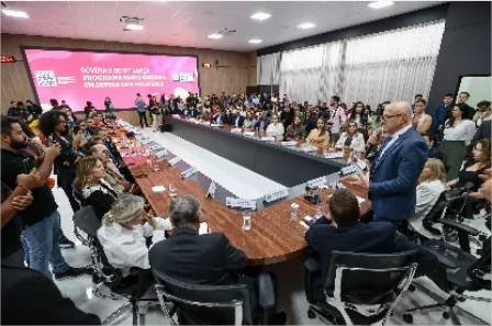 ALMT participa do lançamento do “MT em Defesa das Mulheres” e reforça rede de proteção