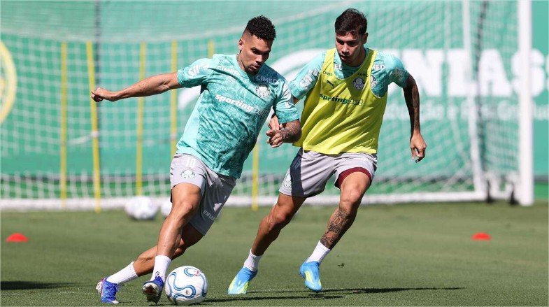 Palmeiras inicia preparação para enfrentar o Santos com Paulinho