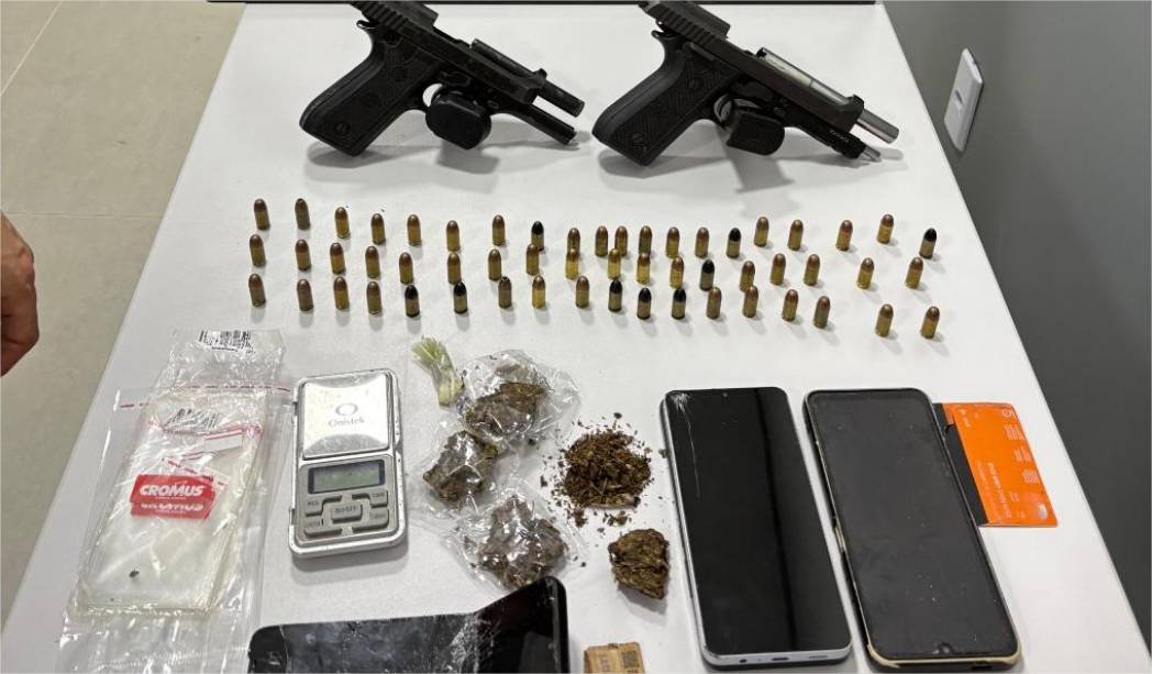Polícia Civil prende suspeitos por tráfico de drogas, associação criminosa e porte ilegal de arma de fogo em Guarantã do Norte