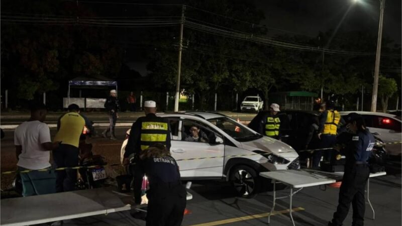 Operação Lei Seca prende 12 condutores e remove 45 veículos em Cuiabá