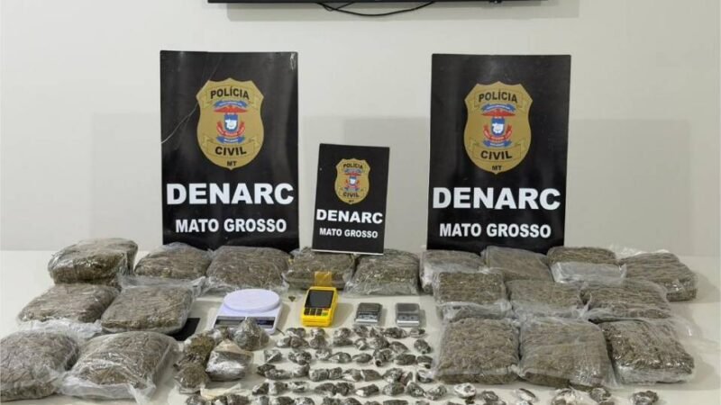 Polícia Civil apreende 152 quilos de entorpecentes e desarticula ponto de distribuição ligado a facção criminosa