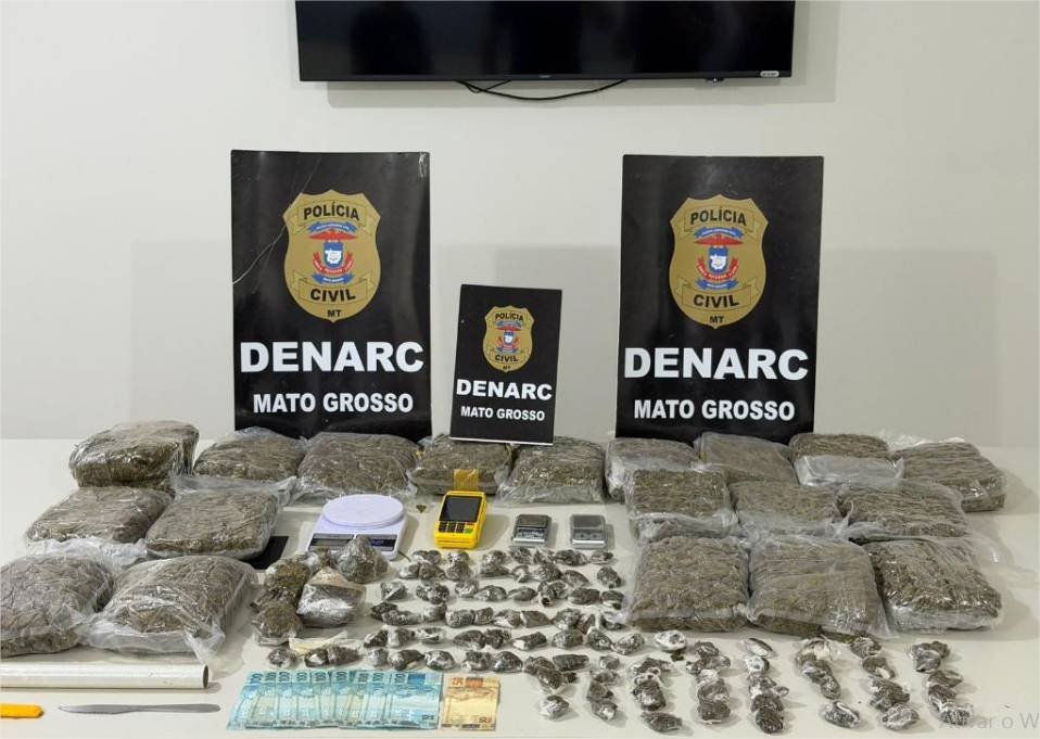 Polícia Civil apreende 152 quilos de entorpecentes e desarticula ponto de distribuição ligado a facção criminosa
