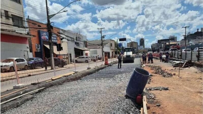 Obras do BRT continuam com cinco frentes de serviço em andamento