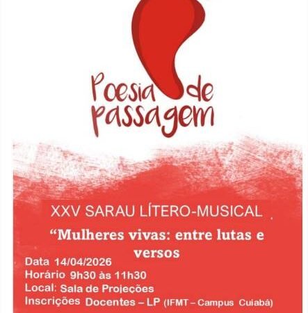 XXV Sarau Lítero-Musical Poesia (PE) de Passagem