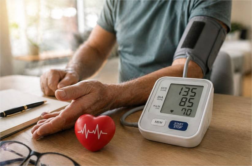 Pressão 12 por 8 vira alerta e muda acompanhamento; calor e alimentação influenciam em MT