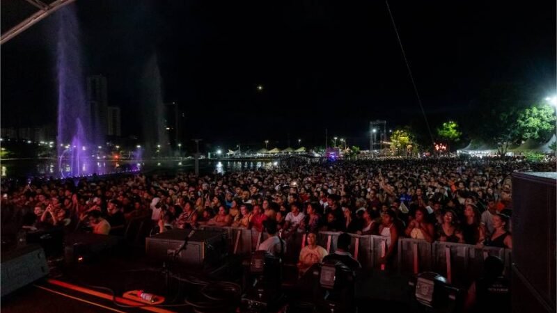 Mais de 60 mil pessoas celebram 307 anos de Cuiabá em abertura histórica no Parque das Águas