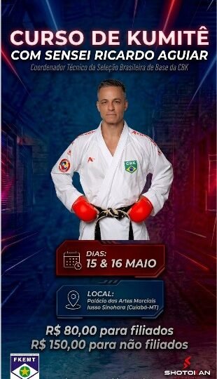 Curso com técnico da Seleção Brasileira de Base mira novo salto do kumitê em MT
