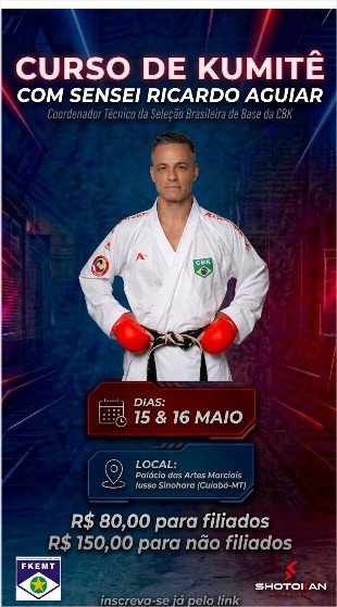 Curso com técnico da Seleção Brasileira de Base mira novo salto do kumitê em MT