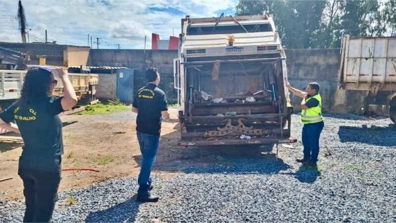 MTE apura falhas de segurança após gari ter perna amputada durante coleta em Várzea Grande