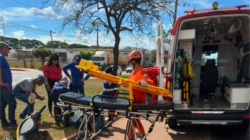 Corpo de Bombeiros atende duas ocorrências de trânsito registradas na BR-070 na sexta-feira (29)