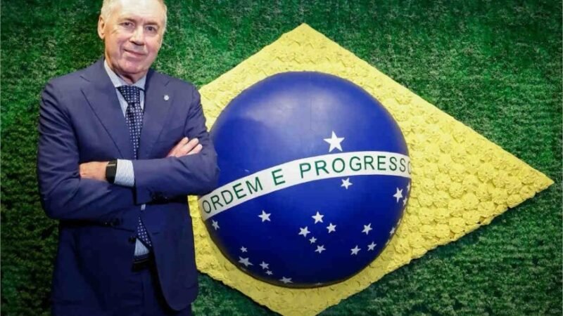 CBF anuncia a renovação com Carlo Ancelotti pela Seleção Brasileira até 2030