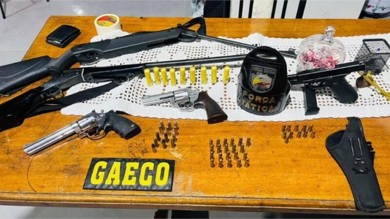 Força Tática apreende cinco armas de fogo e 74 munições durante abordagens em Sinop