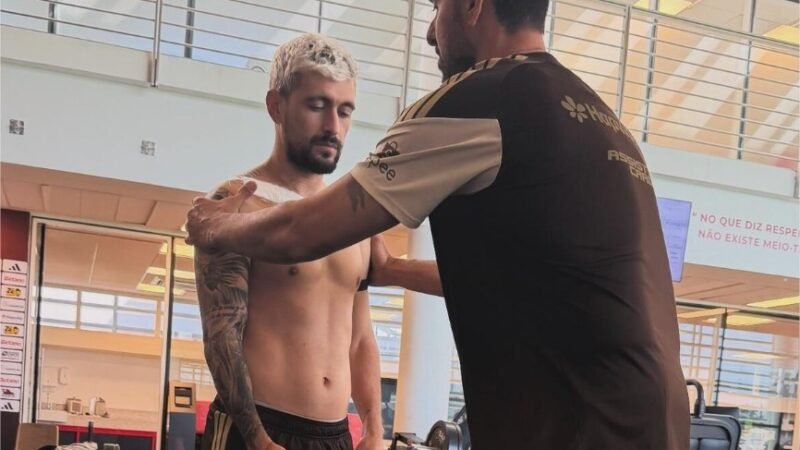 Arrascaeta evolui em recuperação de lesão no Flamengo