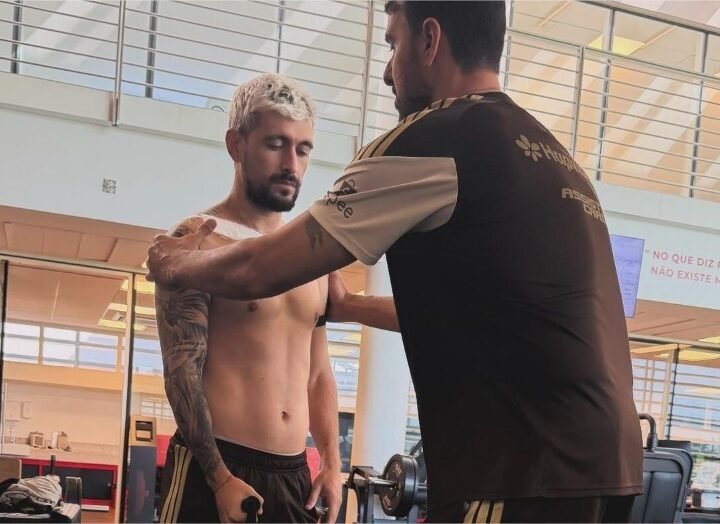 Desfalque no Flamengo, Arrascaeta inicia fisioterapia no CT