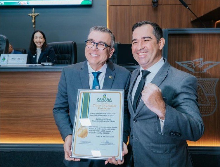 Vereador concede título de cidadão cuiabano a diretor da Band e destaca projeto Cidades Inteligentes
