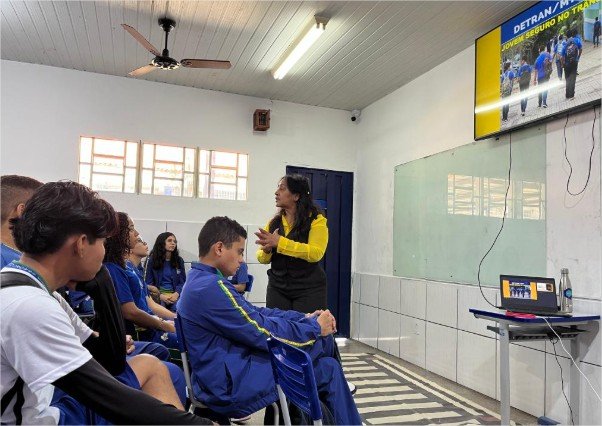 Detran leva circuito de palestras sobre educação para o trânsito a 680 estudantes de Cuiabá