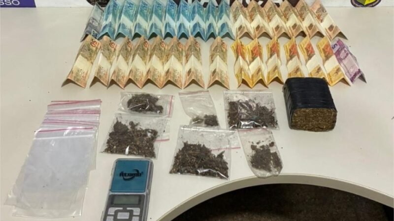 Força Tática prende suspeito por tráfico de drogas durante patrulhamento em Rondonópolis