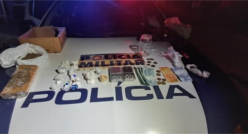PM desmantela quadrilha suspeita por tráfico de drogas em Santa Rita do Trivelato