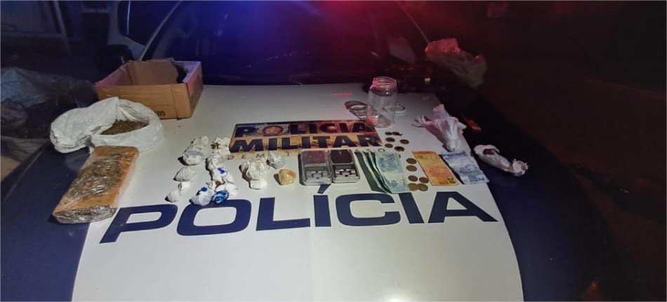 PM desmantela quadrilha suspeita por tráfico de drogas em Santa Rita do Trivelato