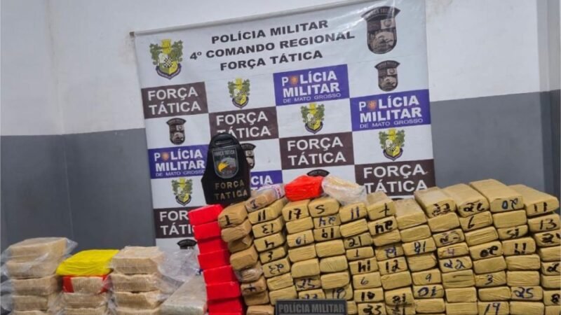 Força Tática apreende 141 quilos de drogas e causa prejuízo de R$ 2,5 milhões às facções criminosas