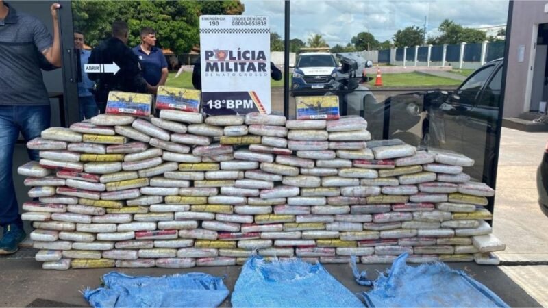 Polícia Militar apreende 5,2 toneladas de drogas em Mato Grosso
