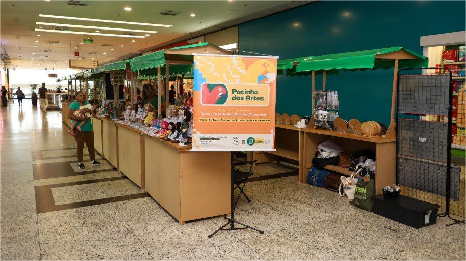 Feira de Artesanato no shopping valoriza cultura e movimenta economia em Várzea Grande