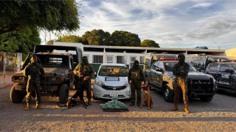 Gefron apreende quase 20 quilos de pasta-base de cocaína e causa prejuízo de R$ 391 mil ao crime organizado