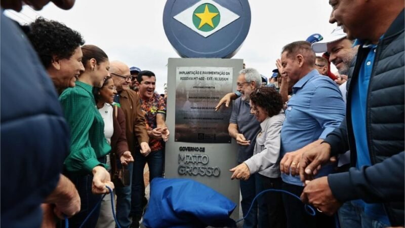 Governo de MT inaugura ligação da Grande Morada da Serra até Ponte de Ferro e Coxipó do Ouro em Cuiabá