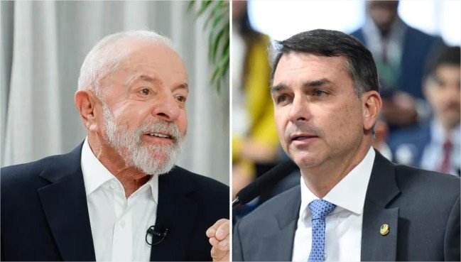 Quaest mostra empate técnico entre Lula e Flávio Bolsonaro no 2º turno