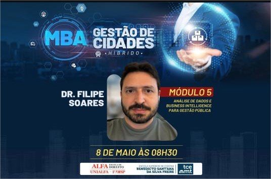 MBA do TCE-MT debate uso de dados e inteligência de negócios na gestão pública nesta sexta-feira