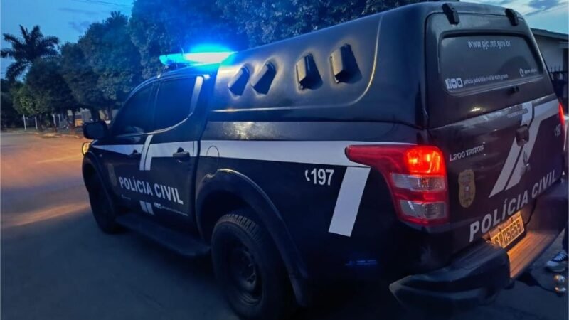 Polícia Civil prende em flagrante vizinho por feminicídio de jovem em Tangará da Serra
