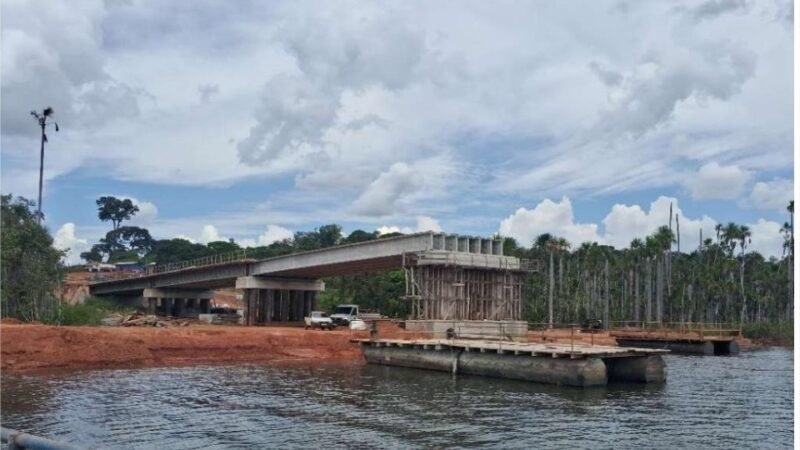 Governo de MT constrói nova ponte de 560 metros sobre Rio Teles Pires em Itaúba