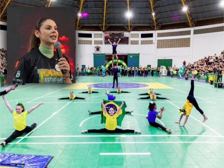 Michelly Alencar destaca força do esporte na abertura dos Jogos Estudantis Cuiabanos