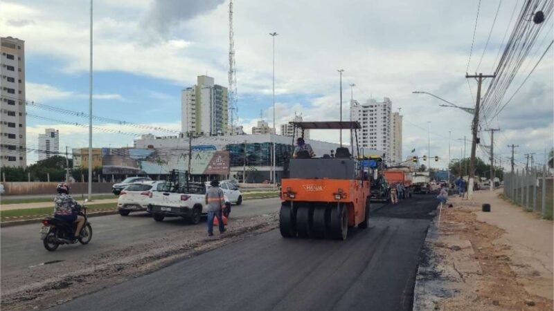 Obras continuam com recuperação do asfalto na Avenida do CPA