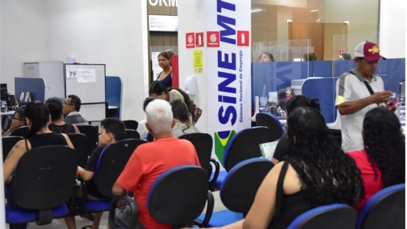 Mais de 2,1 mil vagas de trabalho são disponibilizadas pelo Sine-MT nesta semana