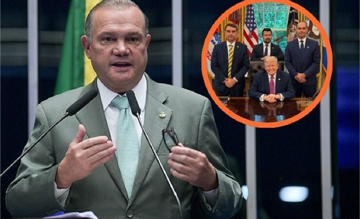“Extremamente positivo”, diz WF sobre encontro de Flávio Bolsonaro com Trump