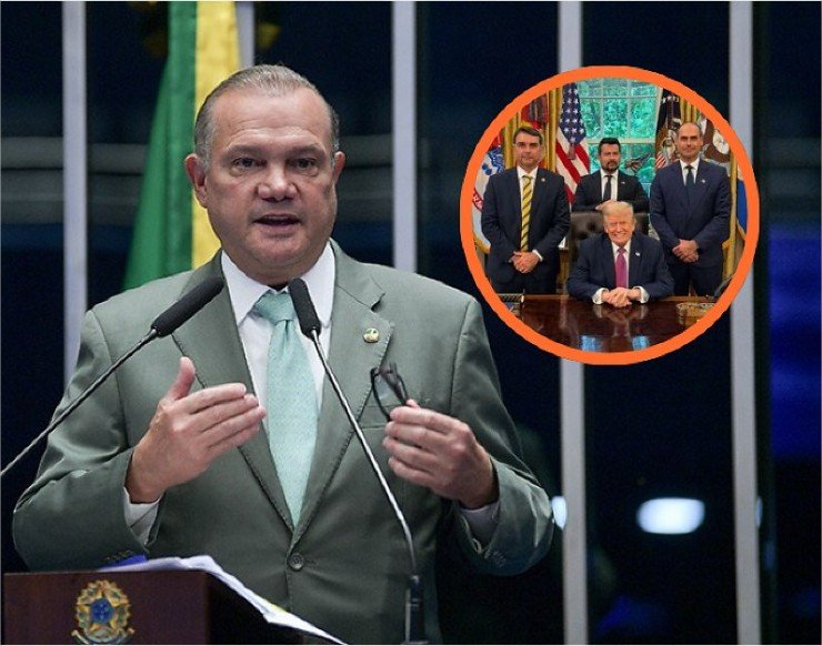 “Extremamente positivo”, diz WF sobre encontro de Flávio Bolsonaro com Trump