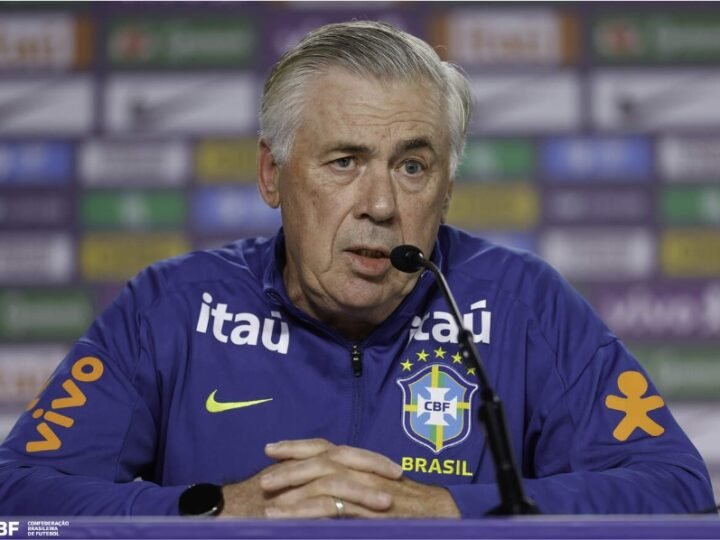 “Só depende dele”, afirma Carlo Ancelotti sobre convocação de Neymar