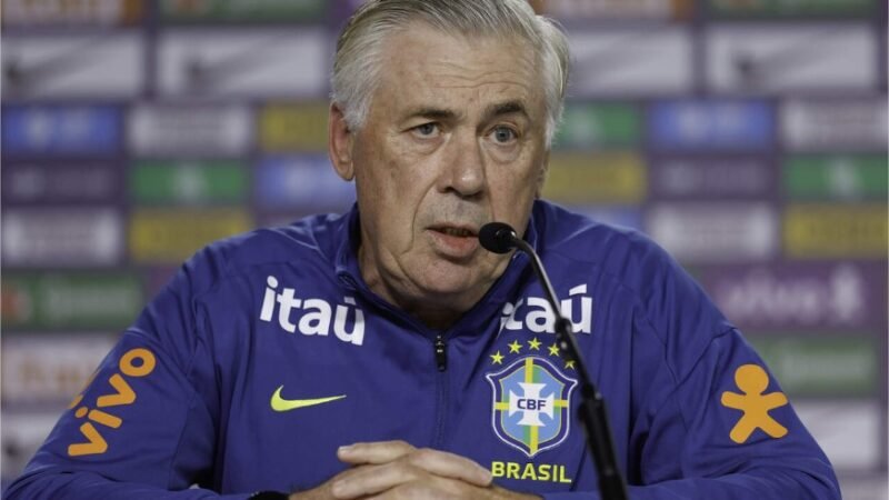“Só depende dele”, afirma Carlo Ancelotti sobre convocação de Neymar