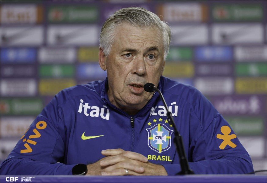 “Só depende dele”, afirma Carlo Ancelotti sobre convocação de Neymar