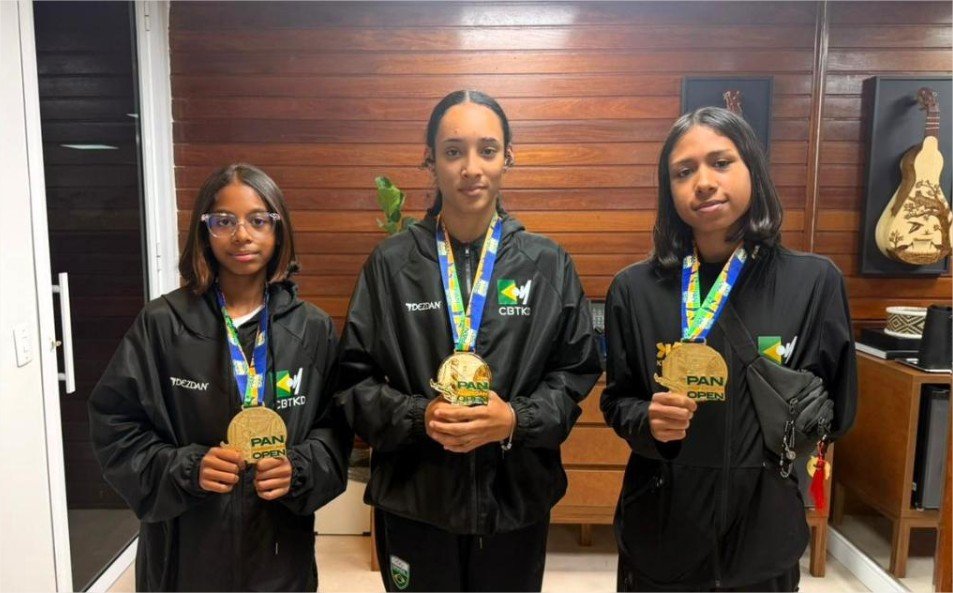 Atletas do programa de bolsas do Governo de MT conquistam medalhas de ouro no Pan-Americano de Taekwondo