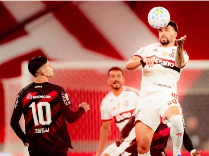 Rossi falha, mas Flamengo busca empate com Athletico na Arena da Baixada